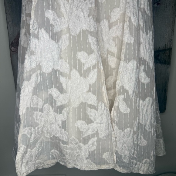 ASOS Just Me Satin Jacquard Maxi Dress in Cream Large - Picture 8 of 16